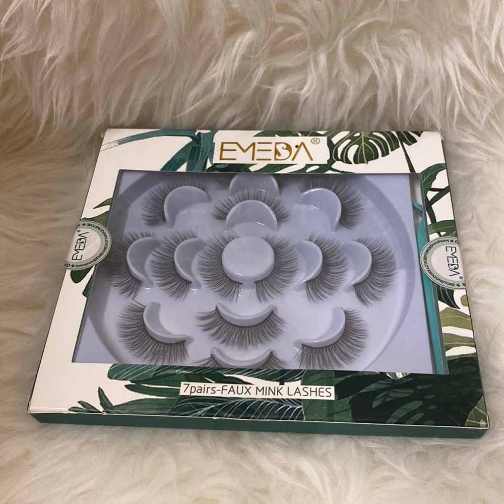 7 pairs faux mink lashes